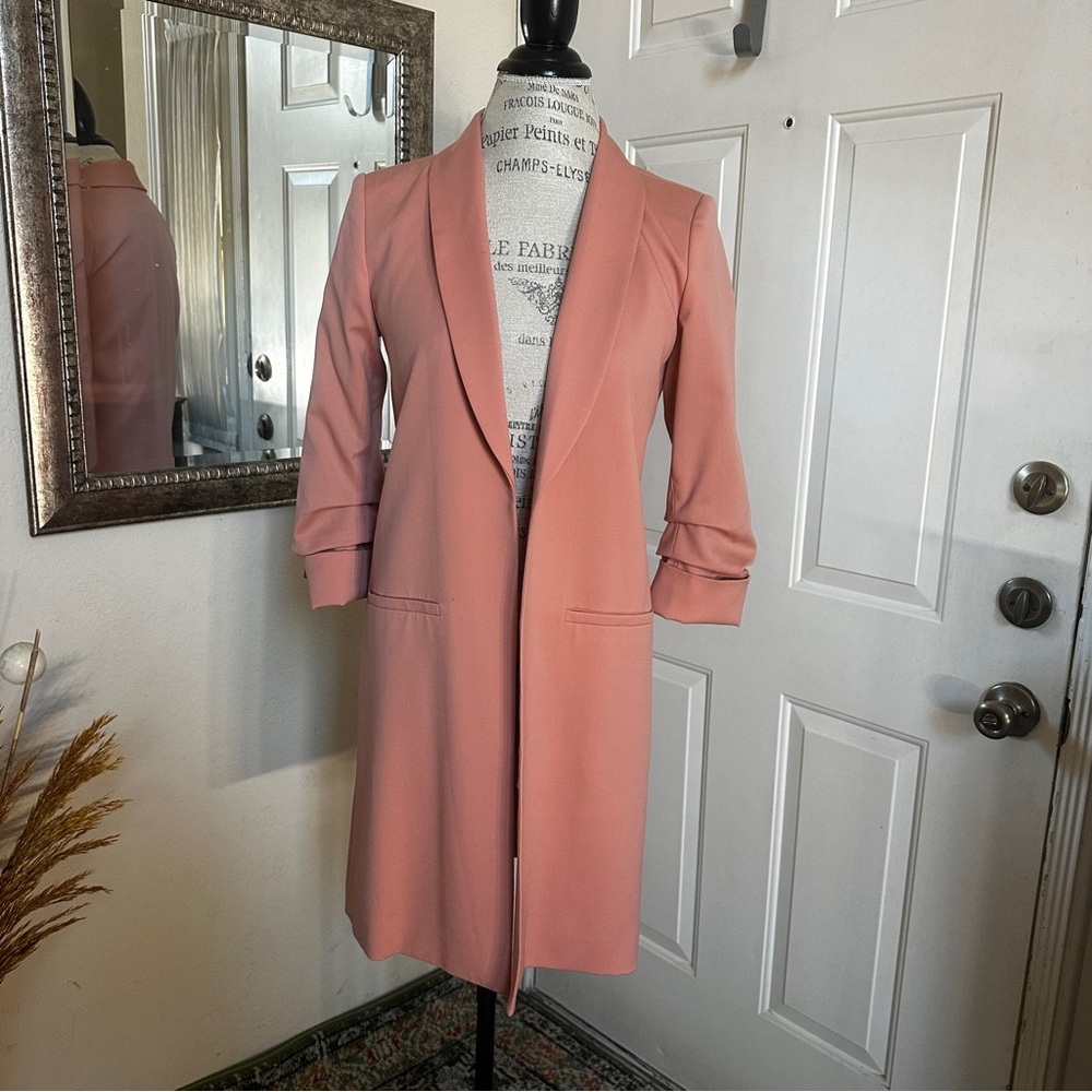 Alice + Olivia Dusty Pink Muriel Jacket